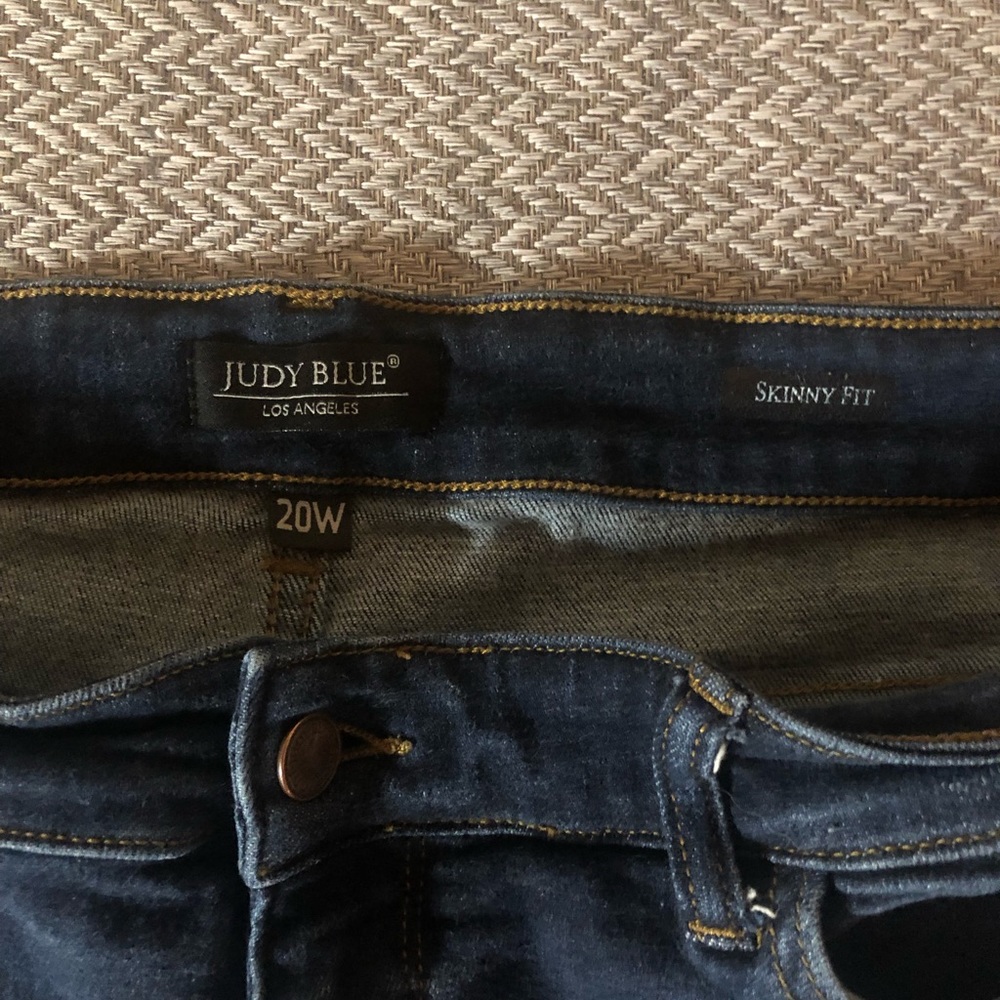 Judy blues plus size skinny fit mid rise jeans